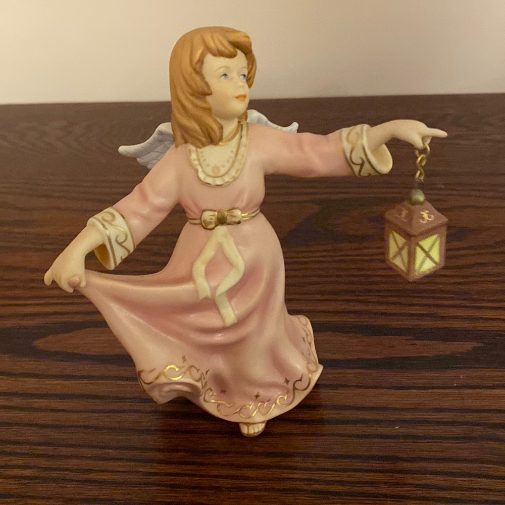 Angel figurine.